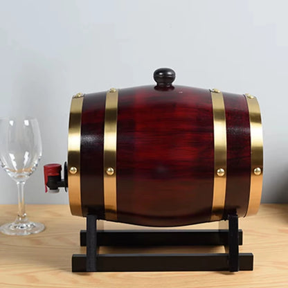 1,5 L/3L Rotwein Fass Vintage Whisky Fass Tragbare Wein Lagerung Container Wohnkultur Bar Werkzeuge Zubehör