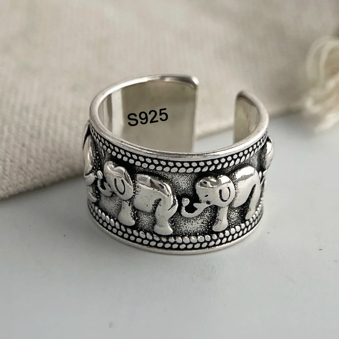 Ringe aus 925er-Sterlingsilber für Damen, Paare, minimalistisch, handgefertigt, schlicht, Retro-Blumen-Herz-Ring, edler Schmuck, Geschenk, verhindert Allergien