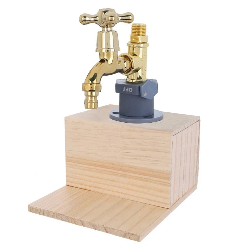 Holz Whisky Schnaps Spender Wasserhahn geformt Schuss Spender Getränke Whisky Halter für Flasche Home Bar Party Bar Zubehör