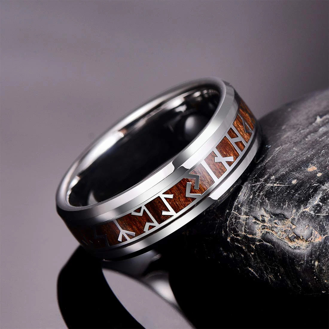 Mode Wikinger Baum des Lebens Edelstahl Abalone Muschel ringe für Männer Odin Norse Wikinger Runen ringe Retro Amulett Schmuck Geschenk