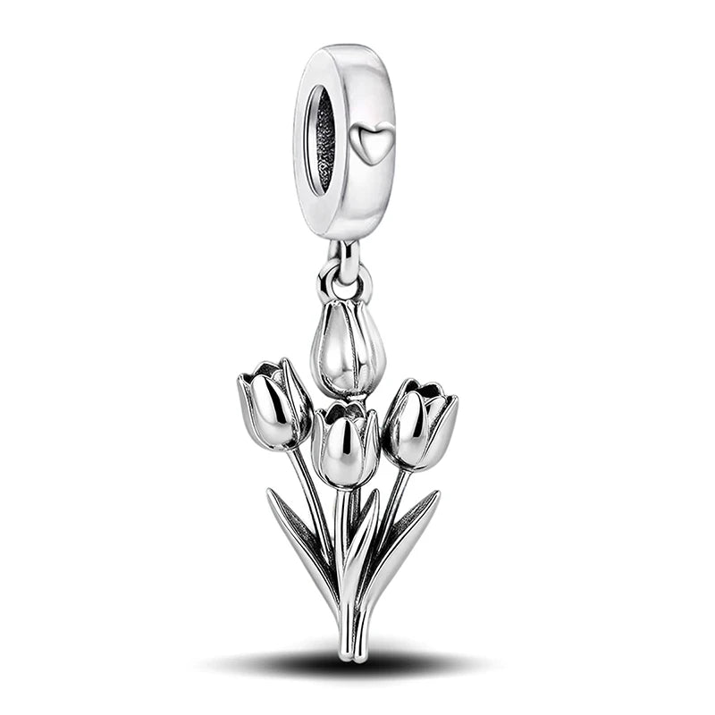 Charms aus 925er-Sterlingsilber für Jungen und Mädchen, Paar-Serie, Vorschlag, Geständnis, Perlen, passend für Original-Pan-Armbänder, edler Schmuck, Geschenk