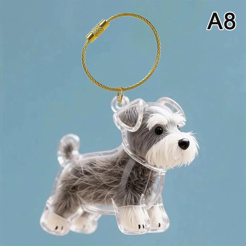 Klarer Welpenhaar-Gedenk-Andenken, Haustier-Hund, Fellbehälter, DIY-Anhänger, Schlüsselanhänger, Dekor, Haustierliebhaber, Heim-Display, Geschenke