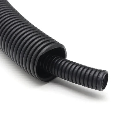 1/5/10M PP-isoliertes Wellrohr, ID7,5 mm ~ 34,5 mm, offenes Gewinde, schützende Drahtabdeckung, Wickelkabelmantel, flexibler geteilter Webstuhl
