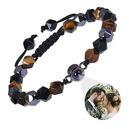 Custom bracelet with picture inside, personalized projection bracelets with photos, picture bracelet, personalized memorial gifts