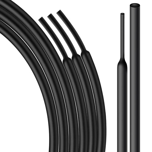 Φ1,6 mm bis Φ64 m Draht-Schrumpfschlauch, Verhältnis 3:1 mit Klebstoff ausgekleidet, schwarz, wasserdicht, industrielle elektrische Schrumpfschläuche