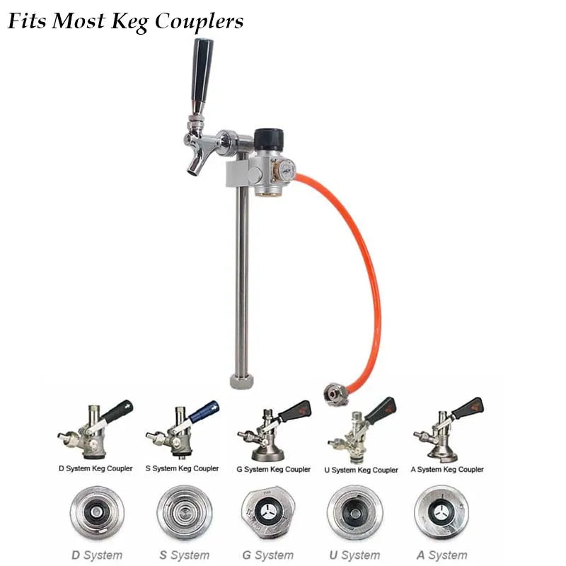 Bier Mini Fass & kommerzielles Fass Dosier set CO2 Picknick Gewindes ch neids ystem kompatibel 0,25 l tr21 * 4 Gasflasche Homebrew Kegging