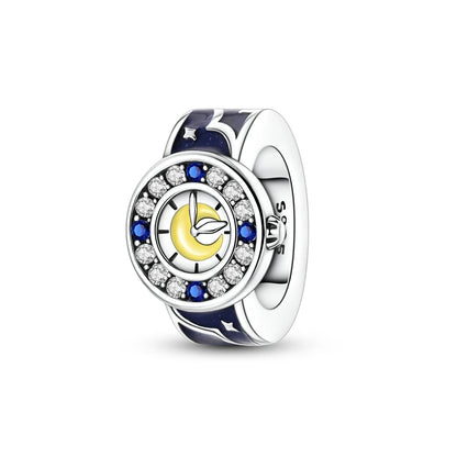 Blaue Serie aus 925er-Sterlingsilber, Eule, Schmetterling, Piratenschiff, Auto, Käfer, Clogs, Charm, passend für DIY-Armbänder, Halsketten, lustige passende Geschenke