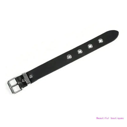 Punk Bracelets Men Women Retro Bracelet Adjustable Wrist Belt Buckle Style Cuff Bangle Bracelet for Men