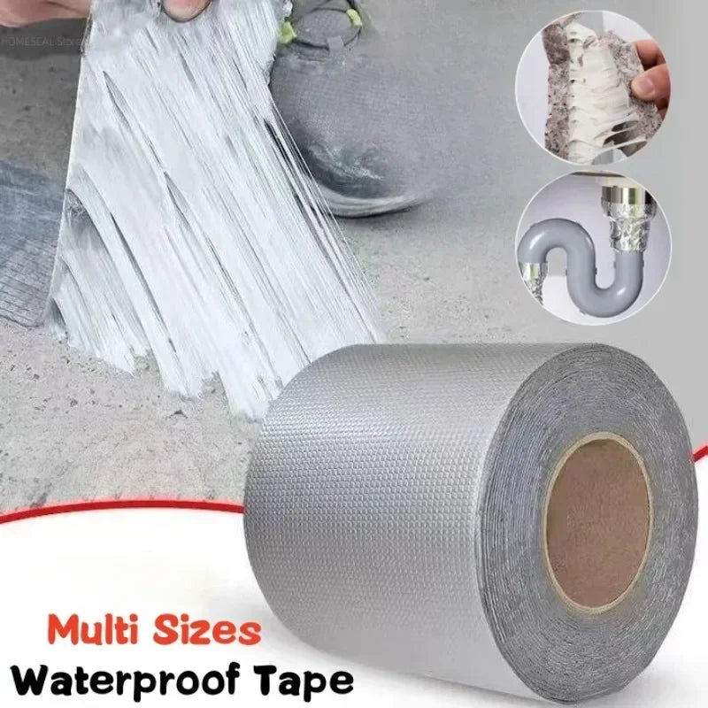Wasserdichtes Klebeband, hohe Temperaturbeständigkeit, Aluminiumfolie, verdicktes Butylband, Wand, Pool, Dach, Riss, Kanal, Reparatur, versiegeltes Selbstband