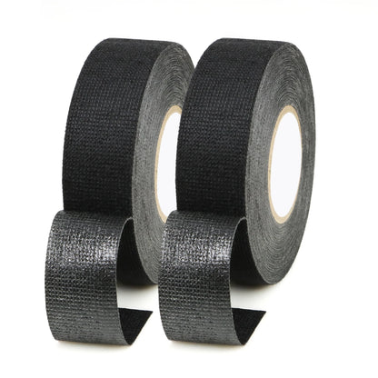 Schwarzes Hitzebeständiges Elektrisches Klebeband 9mm - 50mm Kabelbaum-Isolierband Automotive Stoffband Geräuschdämpfendes Klebeband