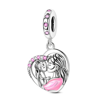 925 Silber Charms Original Design Blaue Augen Zirkon Katze Hund Perle Herz Charme DIY Fit Armband Für Frauen Hochzeit Schmuck Geschenk