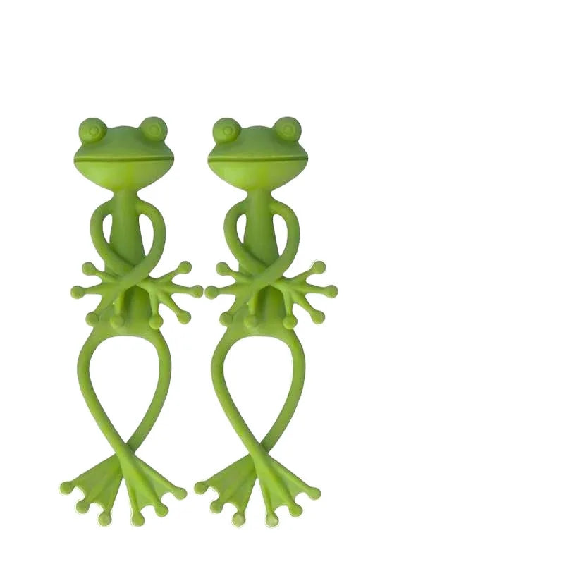 1/3/5 Stück Frosch-Pflanzenhalter, niedliche Blumentopf-Klemme, Pflanzen-Kletterhilfe, Garten-Pflanzstab-Deko