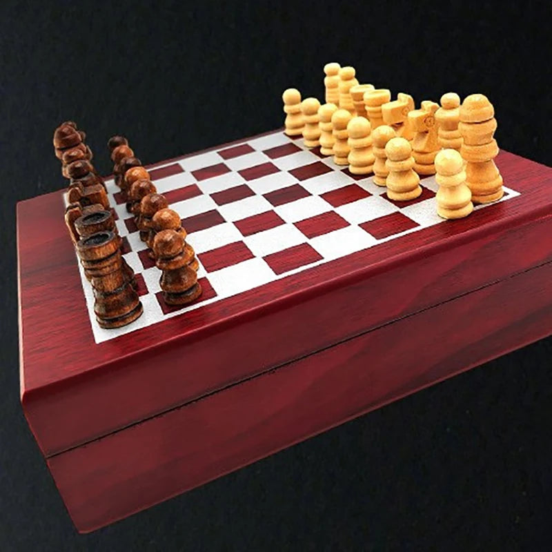 【Peace】Weinöffner-Set mit Schachbrett, 4-teiliges Weinzubehör-Set, geeignet für Unterhaltung, Weinliebhaber und als Geschenke