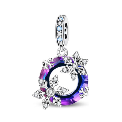 Lila Serie 925 Sterling Silber Maiglöckchen Rose Meerjungfrau Hexenhut Charm Passend für DIY Armband Halskette Charmante Geschenke