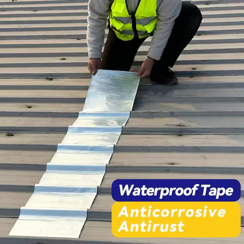5-10M Dach Wasserdichtes Klebeband Metall Fliesen Reparatur Leck Verstopfen Wasserdichtes Klebeband Kunststoff Dachisolierung und Kühlmaterialien