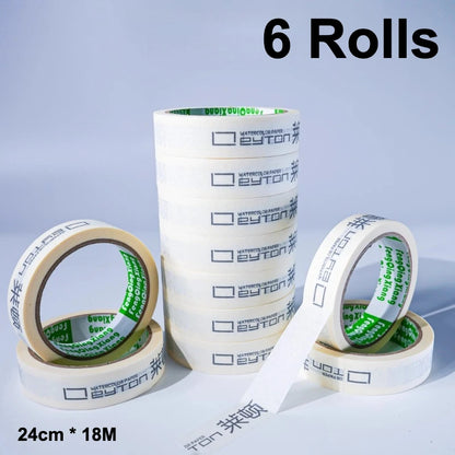 LEYTON Abdeckband, 2,4 cm, 18 m, Aquarell, Skizzieren, Kunst, Student, spezielles Klebeband, Malerei, Handriss, nicht abfärbendes Klebeband