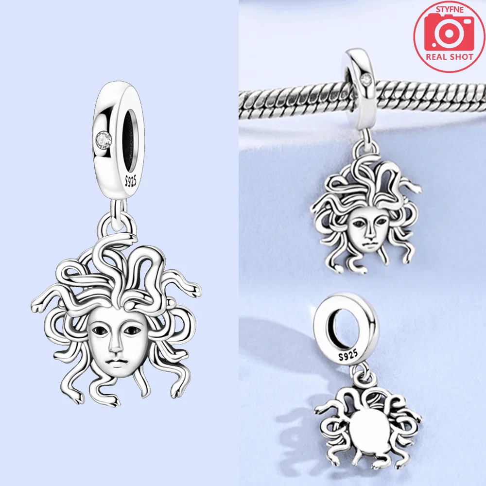 Neue Silber 925 Engel Skulptur Charms Herz Perlen Fit Original Armband für Frauen Schmuck Party Perlen DIY Edlen Schmuck Geschenke