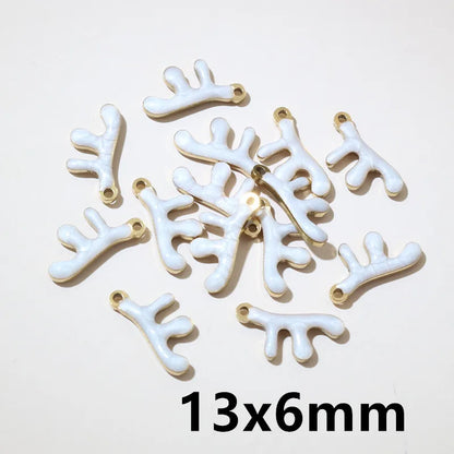 20 Stück 11x9mm Edelstahl Fisch Emaille Charms Anhänger Edelstahl DIY Schmuck Herstellung Zubehör Ergebnisse