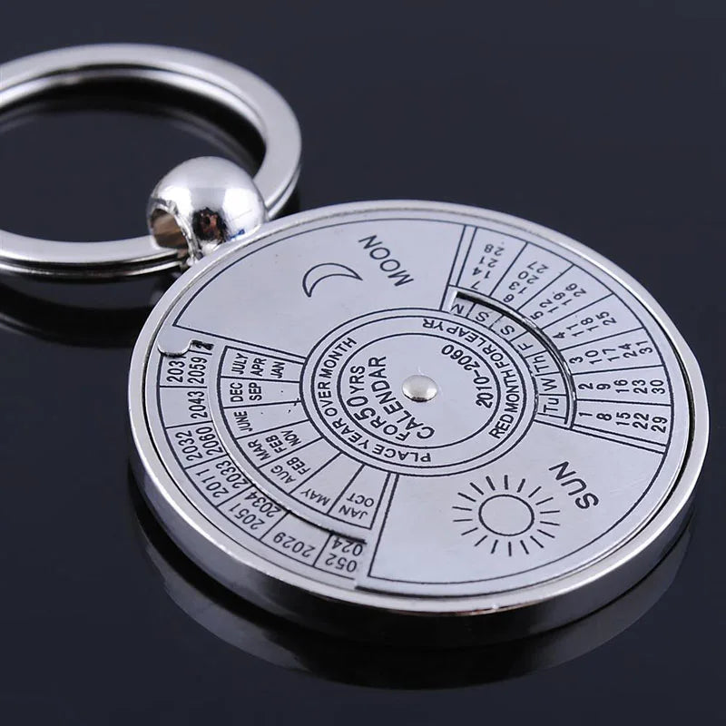 50 Jahre Super ewiger Kalender Schlüsselanhänger Flaschenöffner Schlüsselanhänger Astrologie Schlüsselanhänger Party Geschenk Schlüsselanhänger Geschenk Schmuck
