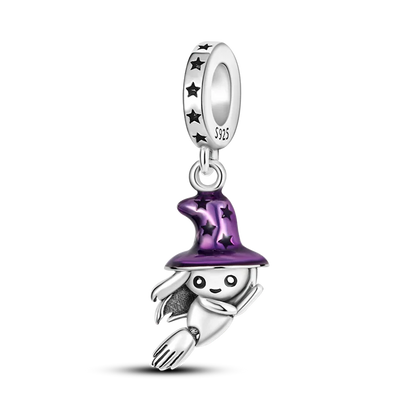 Sicherheitsketten aus 925er-Sterlingsilber, violette Serie, Schmetterling, Widder, Zwillinge, passend für Original-Armbänder, DIY-Schmuckherstellung, Geschenk für Frauen