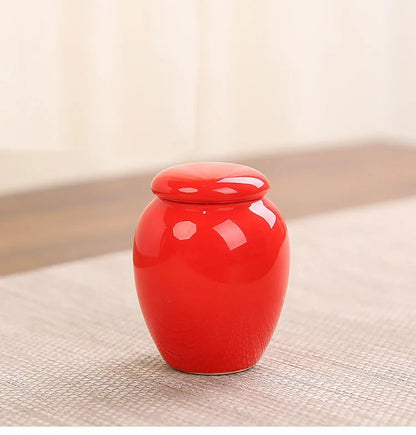 Keramik versiegelte Haustier-Urnen flasche, Leerer Kasten behälter, Urnen für Hunde asche, Mini Multi-Color, Kleine Haustier-Urne, 45ml