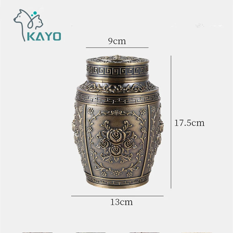 Container for ashes, coffin box, urns for human ashes, pet memorial keepsake, metal urns, urns for cremation, urns for small animals, burial