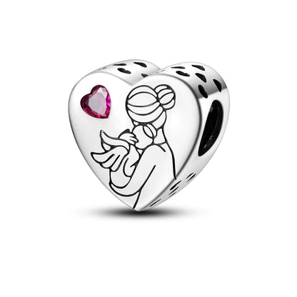 Charm Heiße Verkäufe 925 Sterling Silber Charms Perlen CZ Pave Runde Clip Charms Fit Original Armband Halskette Charms Schmuck Geschenk