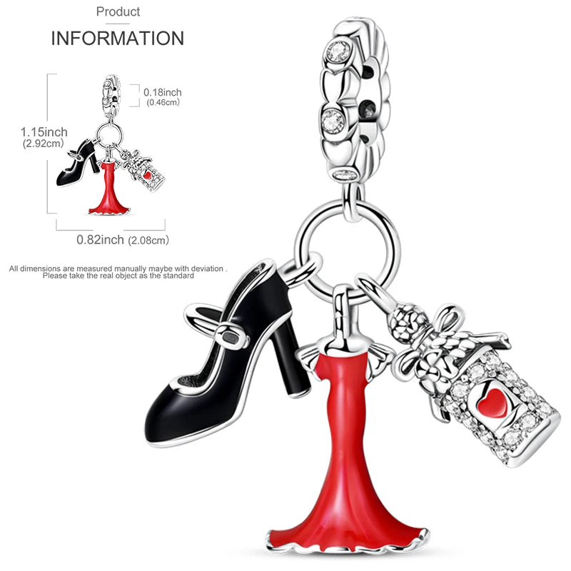 Charms aus 925er-Sterlingsilber, bunt, Sonnenblume, Hund, Jungen, Geschenkartikel, Schmetterling, Flugzeug, Erde, passend für Original-Anhänger, Schmuck, Make-up