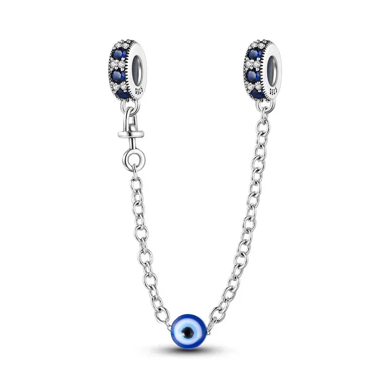 Heißer Verkauf 925 Silber Farbe Evil Eye Charm Dämon Auge Perle Für Original Armband & Armreif DIY Machen Mode Schmuck geschenk