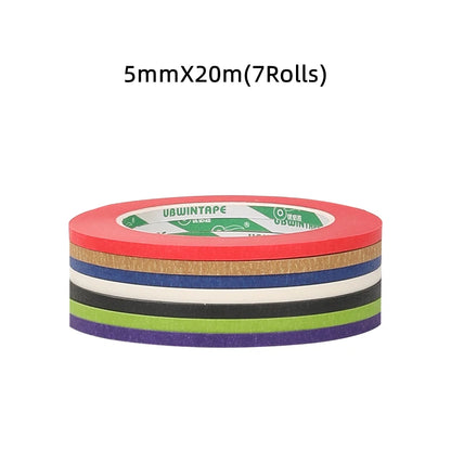 10 Rollen Krepppapier-Klebeband, 20 m Länge, handschriftlich, schützt die Wandmalerei, Zeichnung, keine Spuren, Abdeckband