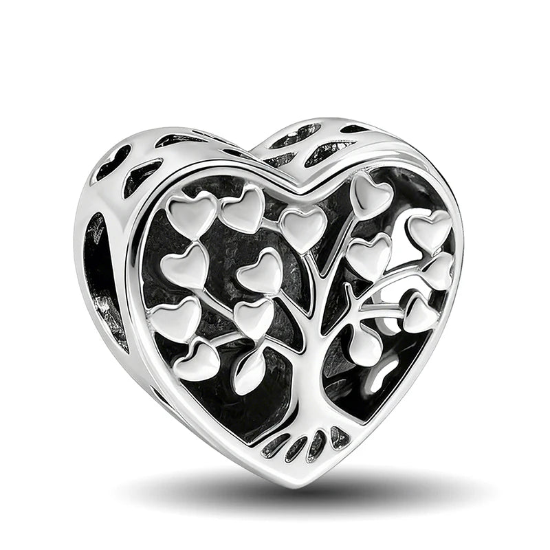 Charms aus 925er-Sterlingsilber für Jungen und Mädchen, Paar-Serie, Vorschlag, Geständnis, Perlen, passend für Original-Pan-Armbänder, edler Schmuck, Geschenk