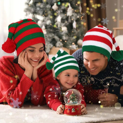 Weihnachtsmütze im Weihnachtsmann-Kostüm-Stil, festliche Mütze für Outdoor-Aktivitäten, Urlaub, Party, Dekoration und Weihnachtsgeschenke für die Familie