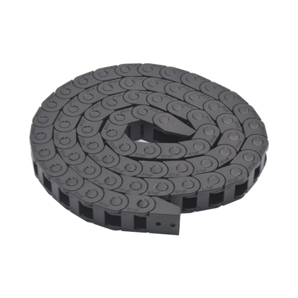 Kabelschutzkette aus Kunststoff 10x10mm 10x15mm 10x20mm 1M Nicht-klappbare offene Schleppkette für Maschinentransmission
