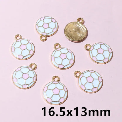 20 Stück 14,5x12mm Emaille Doppelseiten-Herz-Anhänger Anhänger DIY Schmuck Herstellung Zubehör-Ergebnisse für Armband Ohrringe Schlüssel anhänger