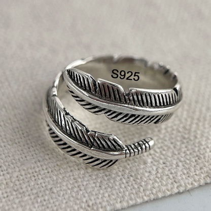 Ringe aus 925er-Sterlingsilber für Damen, Paare, minimalistisch, handgefertigt, schlicht, Retro-Blumen-Herz-Ring, edler Schmuck, Geschenk, verhindert Allergien
