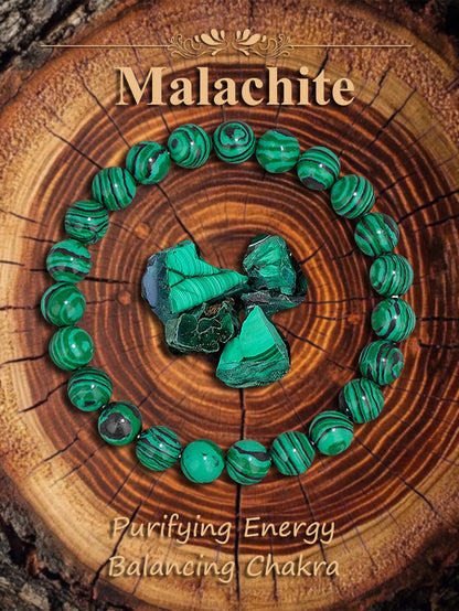 Natürliches blaues schwarzes Drachenader-Achat-Perlenarmband zum Schutz, Energie, Gleichgewicht, Mut, Stärke, spirituelle Heilung, Schmuck, Geschenk