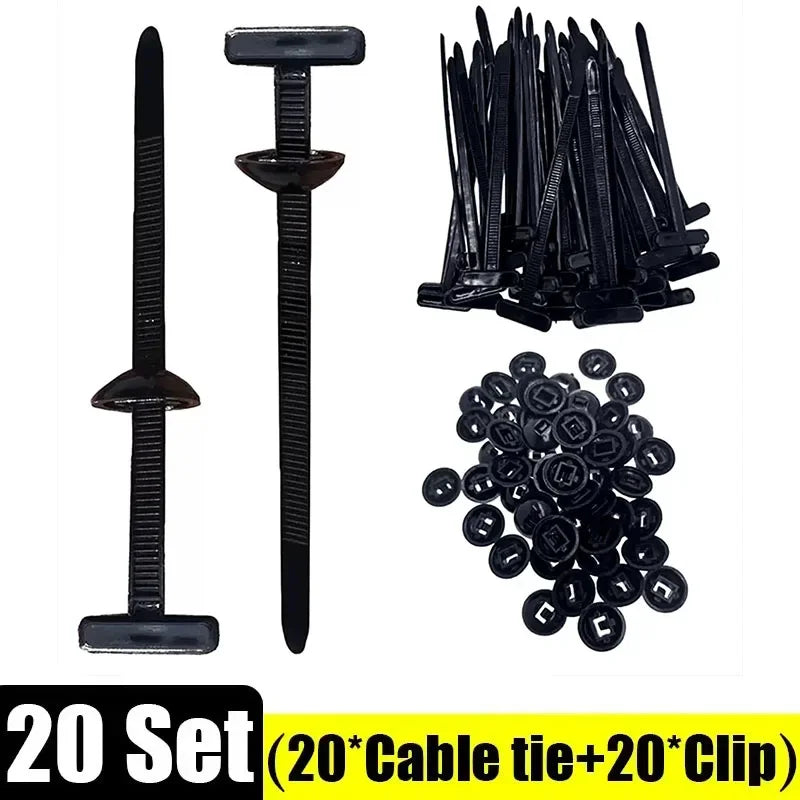 300/1PCS Universal Kabelbinder Schnalle Heavy Duty Selbstsichernde Nylon Kabelbinder Halter Für Auto Mehrzweck kunststoff Kabelbinder Werkzeug