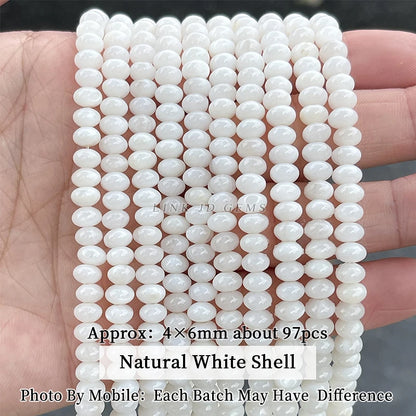 Natürliche Shell Perlen Unregelmäßige Form Glatte Perlen Lose Spacer Perlen Für Schmuck Machen Diy Ohrringe Halskette Zubehör Erkenntnisse