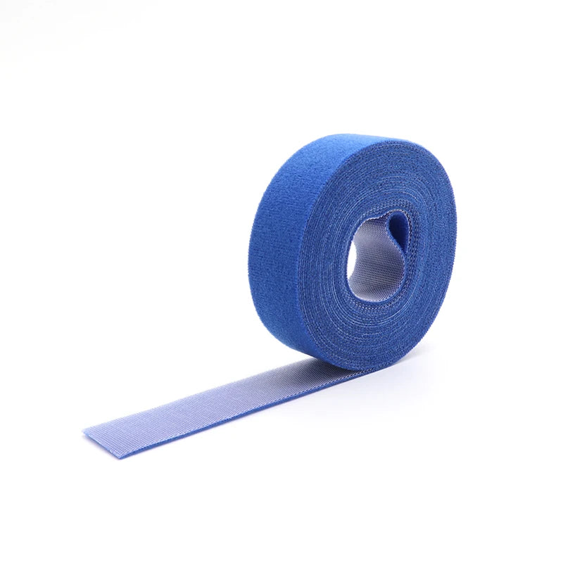 Wiederverwendbare Kabelbinder 5 Meter/Rolle Breite 10 15 20 25mm Doppelseitige Klett-Befestigungsriemen Kabelmanagement-Bänder