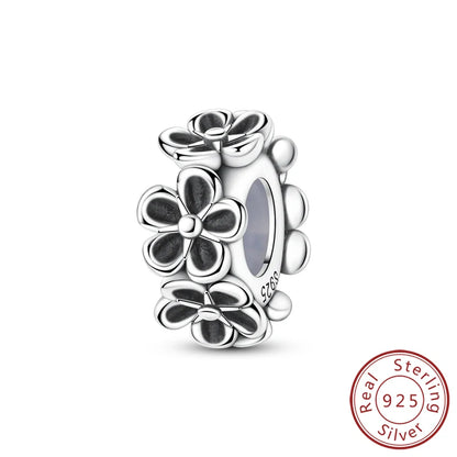Frühling Charms Perlen Anhänger 925 Sterling Silber Blume Schmetterling Libelle Pilz Charms Fit Armband Frau Mann DIY Schmuck
