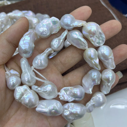 AAA Fischschwanzförmige barocke natürliche Süßwasserperle Halbzeuge Perlen für Schmuckherstellung DIY Halsketten Armbänder Ohrringe