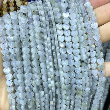 6MM Natürliche Herz Form Rubin Rot Chalcedon Lose Spacer Perlen Für Schmuck Machen DIY Armband Ohrringe Halskette Zubehör 7,5