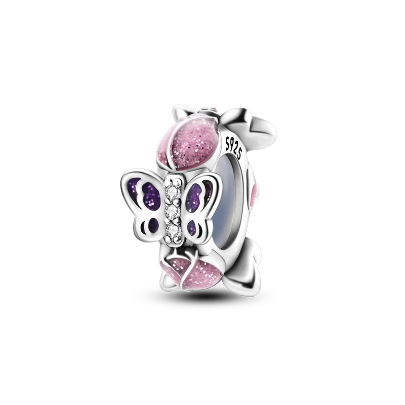 Clip-Perle mit Tiermotiv, 925er-Sterlingsilber, Löwe, Tiger, Elefant, Hund, Positionierungsperle, passend für Original-Armbänder, DIY-Schmuck