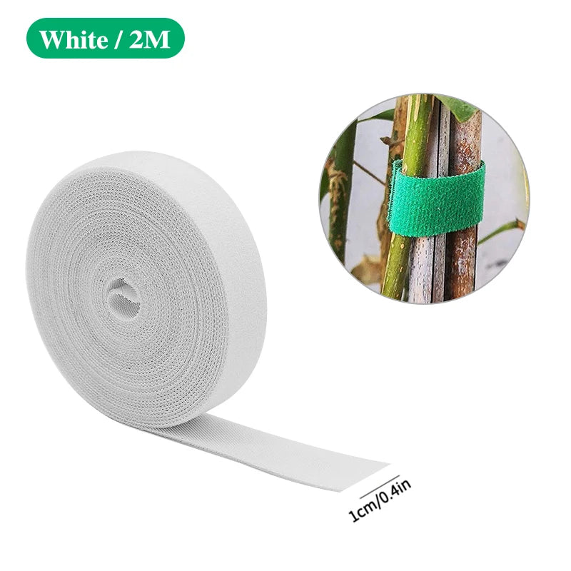 Verstellbare, selbstklebende Pflanzenbinder für den Garten, Nylon-Pflanzenverband, Gartenhakenschlaufe, Bambusrohrwickel, Unterstützung für Gartenzubehör