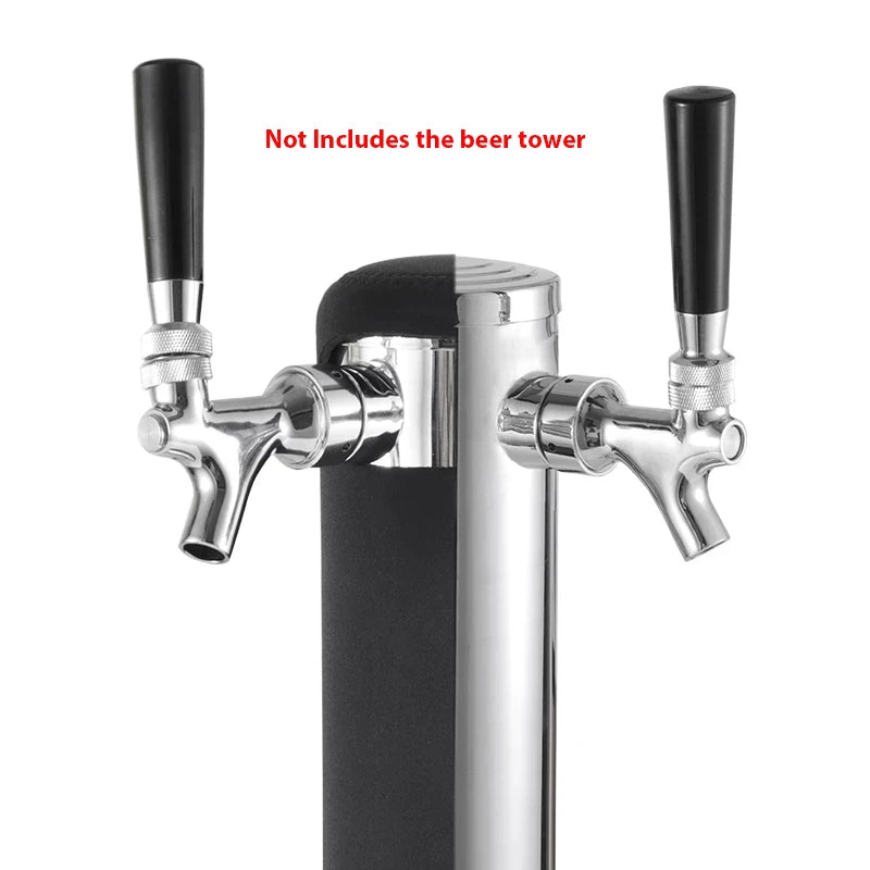 Bierfass-Turm-Isolator, Neopren-Fass-Turmabdeckung für 3-Zoll-Kegerator-Säule, Ende des Schaums und sorgt für eiskalte Poren