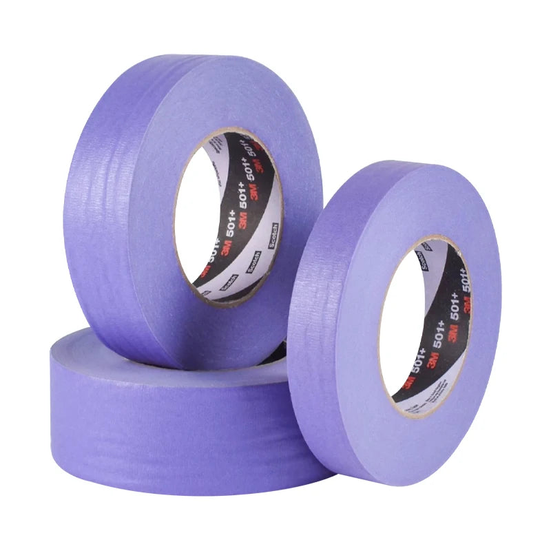 3M 501+ Abdeckband für Autolackierung Lila Papierband Hochtemperatur-Malerband 3M 501 Abdeckpapier