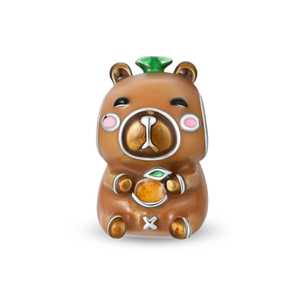 Neue Original 925 Sterling Silber Tier Serie Charms Nette Capybara Elefant Katze Anhänger Perlen Fit Armband DIY Schmuck Kennzeichnung