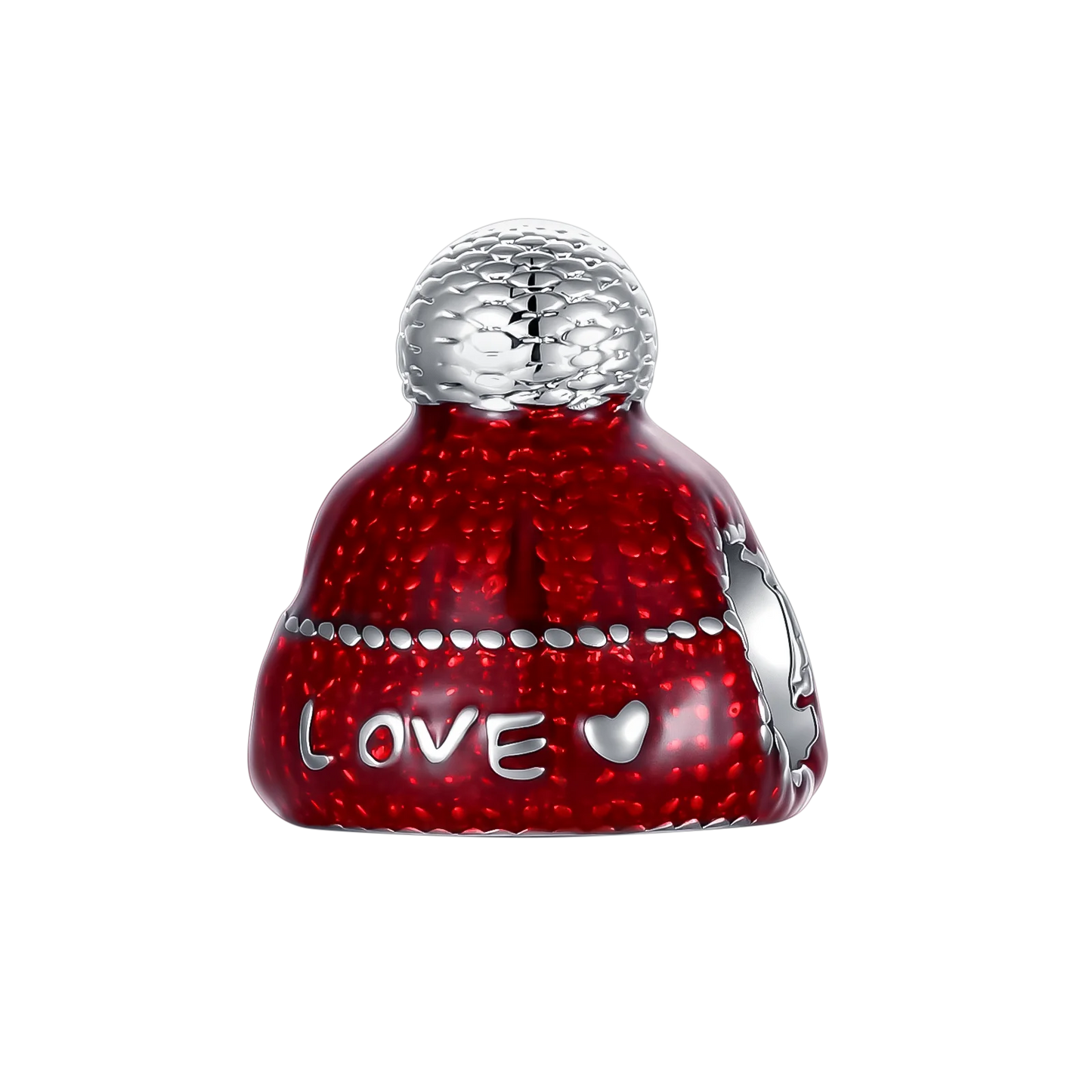 Herz- und Orgel-Charm, 925er-Sterlingsilber, roter Rosenschädel, baumelnder Anhänger, dunkle ästhetische Passform, Armreif, Halskette, DIY-Schmuck