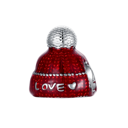 Herz- und Orgel-Charm, 925er-Sterlingsilber, roter Rosenschädel, baumelnder Anhänger, dunkle ästhetische Passform, Armreif, Halskette, DIY-Schmuck