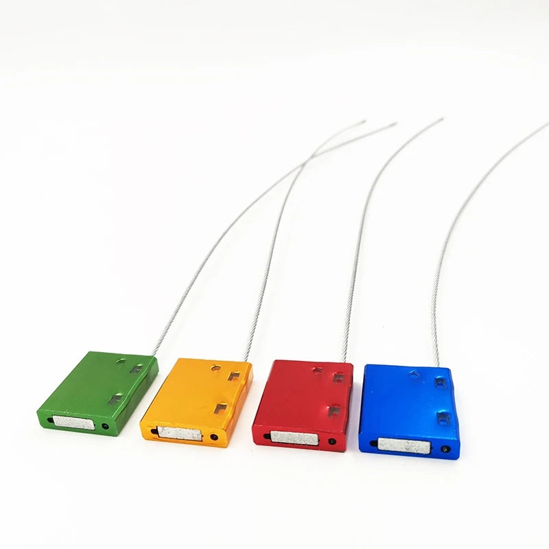 50 Stück Aluminium legierung Stahldraht Blei Dichtung länge 20cm Behälter quadratische Metalldraht Kabelbinder selbst hemmend kann angepasst werden